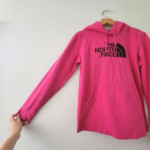 The North Face Hot Pink Hoodie Sweatshirt S - Picture 2 of 7